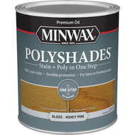 Minwax Polyshades 1 Qt. Gloss Stain & Finish Polyurethane In 1-Step  Honey Pine