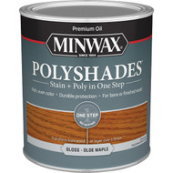Minwax Polyshades 1 Qt. Gloss Stain & Finish Polyurethane In 1-Step  Olde Maple