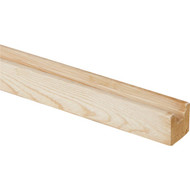 ProWood 8 Ft L x 1_2 In D Natural Treated Wood C-Cap Lattice Molding