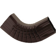 NorWesco 3-1_4 In. Galvanized Brown Side Downspout Elbow