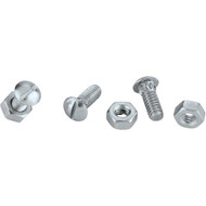 National 1_4 In. x 1_2 In. Zinc Ribbed Neck Bolt & Nut (12 Ct.)