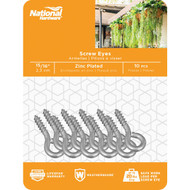 National #212 Zinc Small Screw Eye (10 Ct.)