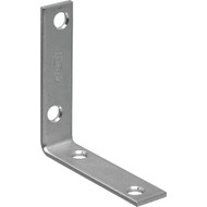 National Catalog 115 2-1_2 In. x 5_8 In. Zinc Corner Brace