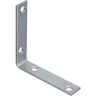 National Catalog 115 3-1_2 In. x 3_4 In. Zinc Corner Brace