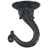 National 2-1_4 In. Black Die Cast Swag Hook