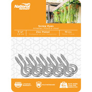 National #112 Zinc Medium Screw Eye (10 Ct.)