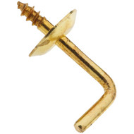 National 1_2 In. Solid Brass Shoulder Hook (5 Count)