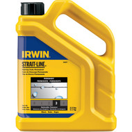 Irwin STRAIT-LINE 2-1_2 Lb. Black Permanent Chalk Line Chalk