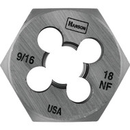 Century Drill & Tool 9_16-18 National Fine 1-7_16 In. Across Flats Fractional Hexagon Die