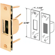 Defender Security Brass 1-1_4 In. High Security Strike Plate