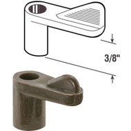 Prime-Line 3_8 In. Bronze Swivel Plastic Screen Clips with Screws (12 Count)