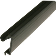 Prime-Line Make-2-Fit 9_16 In. x 72 In. Black Snap-In Rigid Vinyl Glass Spline