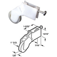 Prime-Line 1 In. x 1_2 In. Adjustable Nylon Screen Door Roller Assembly (2-Count)