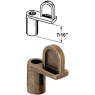 Prime-Line 7_16 In. Bronze Swivel Die-cast Screen Clips With Screws (12 Count)