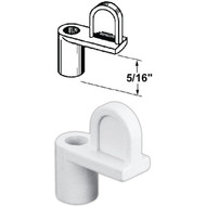 Prime-Line 5_16 In. White Swivel Die-cast Screen Clips With Screws (12 Count)