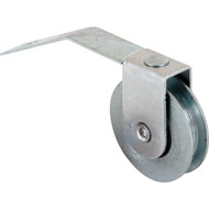 Prime-Line 1 In. x 5_16 In. Center Groove V-Spring Tension Steel Screen Door Roller Assembly (2-Count)