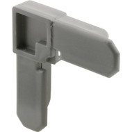 Prime-Line 3_4 In. x 1_4 In. Gray Plastic Screen Frame Corner (100-Count)