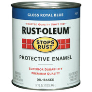 Rust-Oleum Stops Rust Oil Based Gloss Protective Rust Control Enamel  Royal Blue  1 Qt.
