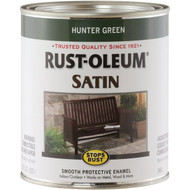 Rust-Oleum Stops Rust Oil Based Satin Protective Rust Control Enamel  Hunter Green  1 Qt.