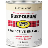 Rust-Oleum Stops Rust Oil Based Gloss Protective Rust Control Enamel  Almond  1 Qt.