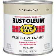 Rust-Oleum Stops Rust Oil Based Gloss Protective Rust Control Enamel  Almond  1_2 Pt.