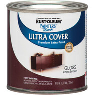 Rust-Oleum Painter's Touch 2X Ultra Cover Premium Latex Paint  Kona Brown  1_2 Pt.