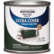 Rust-Oleum Painter's Touch 2X Ultra Cover Premium Latex Paint  Hunter Green  1_2 Pt.