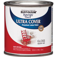 Rust-Oleum Painter's Touch 2X Ultra Cover Premium Latex Paint  Apple Red  1_2 Pt.