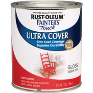 Rust-Oleum Painter's Touch 2X Ultra Cover Premium Latex Paint  Apple Red  1 Qt.