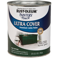 Rust-Oleum Painter's Touch 2X Ultra Cover Premium Latex Paint  Hunter Green  1 Qt.