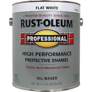 Rust-Oleum Professional Oil-Based Flat VOC Formula Rust Control Enamel  White  1 Gal.