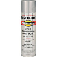 Rust-Oleum Professional 20 Oz. Flat Galvanizing Compound Spray Paint  Cold Galvanized