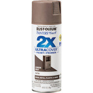 Rust-Oleum Painter's Touch 2X Ultra Cover 12 Oz. Satin Paint + Primer Spray Paint  London Gray
