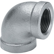Anvil 1-1_2 In. x 1 In. 90 Deg. Reducing Galvanized Elbow (1_4 Bend)
