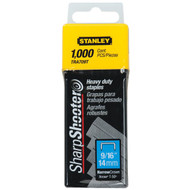 Stanley SharpShooter Heavy-Duty Narrow Crown Staple  9_16 In. (1000-Pack)