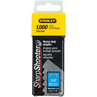 Stanley SharpShooter Heavy-Duty Narrow Crown Staple  1_4 In. (1000-Pack)
