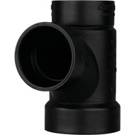 Charlotte Pipe 2 x 1-1_2 x 1-1_2 In. Hub x Hub x Hub Reducing Sanitary ABS Waste & Vent Tee