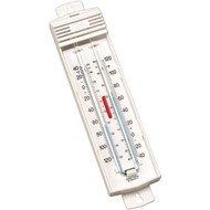 Taylor 2-3_4 W x 8-3_4 H Plastic Tube Indoor & Outdoor Thermometer