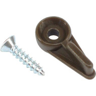 United States Hardware 5_32 In. x 15_16 In. Brown Storm & Screen Clip (8 Count)