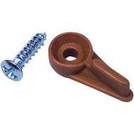 United States Hardware 15_16 In. x 3_8 In. Brown Storm & Screen Clip (8 Count)