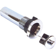 United States Hardware 1-1_4 In. Chrome-Plated Brass Bathroom Sink Drain for Mobile Homes