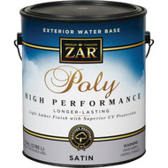 ZAR Satin Clear Exterior Polyurethane  1 Gal.