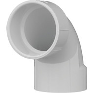 Charlotte Pipe 3 In. Schedule 40 90 Deg. Sanitary DWV PVC Elbow (1_4 Bend)