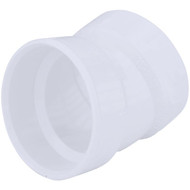 Charlotte Pipe 2 In. Hub x Hub Schedule 40 22-1_2 Deg. DWV PVC Elbow (1_16 Bend)
