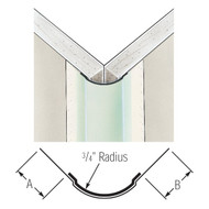 Beadex 3_4 In. x 8 Ft. Paper Faced Metal Bullnose Outside Corner Bead
