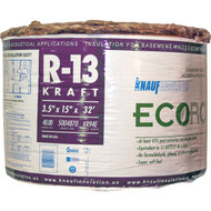 Knauf R-13 15 In. x 32 Ft. Greenguard Kraft Faced Roll Fiberglass Insulation