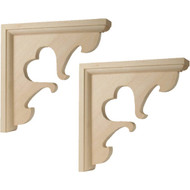 Waddell Heart Corbel (2 Count)