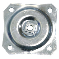 Waddell Straight Top Steel 2-7_16 In. x 2-7_16 In. Leg Mounting Plate