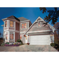 Holmes Gold Series 8 Ft. W x 7 Ft. H White Insulated Steel Garage Door w_Extension Springs