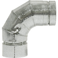 SELKIRK VP Pellet Pipe 3 In. x 5-13_16 In. x 90 deg Pellet Stove Pipe Elbow